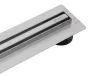 Balneo Slim & Low ProLine Inox lineáris padlólefolyó, króm kivitelben, 70 cm hosszban
