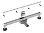 Balneo Slim & Low ProLine Inox lineáris padlólefolyó 70 cm, króm A0401010201-2