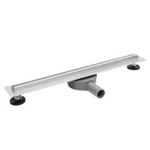 Balneo Slim & Low ProLine Inox lineáris padlólefolyó, króm kivitelben, 80 cm hosszban
