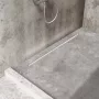 Balneo Slim & Low ProLine Inox lineáris padlólefolyó, króm kivitelben, 80 cm hosszban