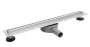 Balneo Slim & Low ProLine Inox lineáris padlólefolyó, króm kivitelben, 80 cm hosszban