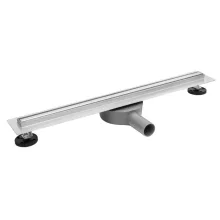 Balneo Slim & Low ProLine Inox lineáris padlólefolyó, króm kivitelben, 90 cm hosszban