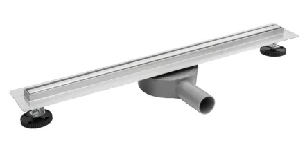 Balneo Slim & Low ProLine Inox lineáris padlólefolyó, króm kivitelben, 90 cm hosszban
