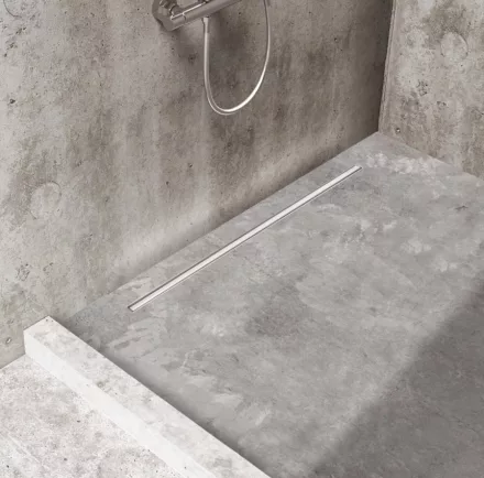 Balneo Slim & Low ProLine Inox lineáris padlólefolyó, króm kivitelben, 90 cm hosszban