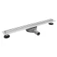 Balneo Slim & Low ProLine Inox lineáris padlólefolyó, króm kivitelben, 90 cm hosszban