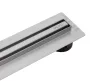 Balneo Slim & Low ProLine Inox lineáris padlólefolyó, króm kivitelben, 90 cm hosszban