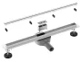 Balneo Slim & Low ProLine Inox lineáris padlólefolyó, króm kivitelben, 90 cm hosszban