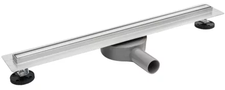 Balneo Slim & Low ProLine Inox lineáris padlólefolyó, króm kivitelben, 100 cm hosszban