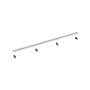 Balneo Slim & Low ProLine Inox lineáris padlólefolyó, króm kivitelben, 100 cm hosszban