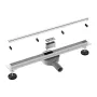 Balneo Slim & Low ProLine Inox lineáris padlólefolyó, króm kivitelben, 100 cm hosszban
