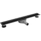 Balneo Slim & Low ProLine Black lineáris padlólefolyó, matt fekete kivitelben, 60 cm hosszban