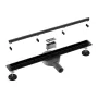 Balneo Slim & Low ProLine Black lineáris padlólefolyó, matt fekete kivitelben, 60 cm hosszban
