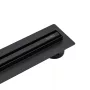 Balneo Slim & Low ProLine Black lineáris padlólefolyó, matt fekete kivitelben, 70 cm hosszban
