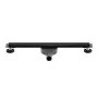 Balneo Slim & Low ProLine Black lineáris padlólefolyó, matt fekete kivitelben, 70 cm hosszban
