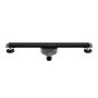 Balneo Slim & Low ProLine Black lineáris padlólefolyó, matt fekete kivitelben, 80 cm hosszban