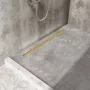 Balneo Slim & Low ProLine Gold lineáris padlólefolyó, arany kivitelben, 60 cm hosszban
