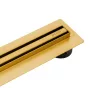 Balneo Slim & Low ProLine Gold lineáris padlólefolyó, arany kivitelben, 80 cm hosszban
