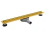 Balneo Slim & Low ProLine Gold lineáris padlólefolyó, arany kivitelben, 80 cm hosszban