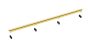 Balneo Slim & Low ProLine Gold lineáris padlólefolyó 80 cm, arany A0401030201-3