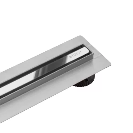 Balneo Slim & Low ProLine Inox lineáris padlólefolyó, tükör króm kivitelben, 60 cm hosszban