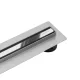 Balneo Slim & Low ProLine Inox lineáris padlólefolyó, tükör króm kivitelben, 60 cm hosszban