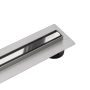 Balneo SLIM & LOW ProLine Mirror vékony rozsdamentes acél padlólefolyó szett 80 cm, tükör króm A0401070201-3