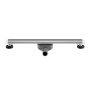 Balneo SLIM & LOW ProLine Mirror vékony rozsdamentes acél padlólefolyó szett 80 cm, tükör króm A0401070201-3