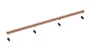 Balneo Slim & Low ProLine Inox lineáris padlólefolyó, réz kivitelben, 60 cm hosszban