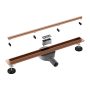 Balneo SLIM & LOW ProLine vékony rozsdamentes acél padlólefolyó szett 70 cm, réz A0401090201-2