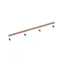 Balneo SLIM & LOW ProLine vékony padlólefolyó szett, réz kivitelben, 80 cm hosszban