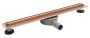 Balneo Slim & Low ProLine lineáris padlólefolyó 90 cm, réz kivitelben