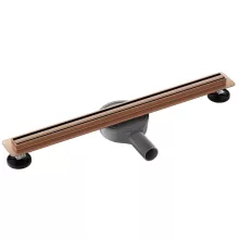 Balneo Slim & Low ProLine lineáris padlólefolyó 100 cm, réz kivitelben.