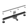 Balneo SLIM & LOW ProLine vékony rozsdamentes acél padlólefolyó szett 70 cm,  grafit A0401100201-2