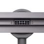 Balneo SLIM & LOW ProLine vékony rozsdamentes acél padlólefolyó szett 70 cm,  grafit A0401100201-2