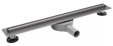 Balneo Slim & Low ProLine lineáris padlólefolyó 100 cm, gun metal kivitelben