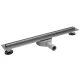 Balneo Slim & Low ProLine lineáris padlólefolyó 100 cm, gun metal kivitelben