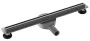Balneo Slim & Low ProLine lineáris padlólefolyó 100 cm, gun metal kivitelben