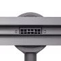 Balneo Slim & Low ProLine lineáris padlólefolyó 100 cm, gun metal kivitelben