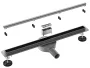 Balneo Slim & Low ProLine lineáris padlólefolyó 100 cm, gun metal kivitelben