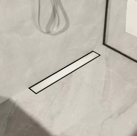 Balneo Wall&Floor Kétoldalas Inox lineáris fali lefolyó, rozsdamentes acél kivitelben, 60 cm hosszban