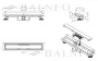 Balneo Wall&Floor kétoldalas Inox lineáris zuhanylefolyó 70 cm rozsdamentes acél kivitelben.