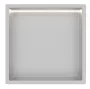 Balneo WALL-BOX One négyzet alakú süllyesztett polc LED világtással 30x30x10 cm, rozsdamentes acél B0101010109-1 – BAL-B01010101091