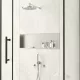 Balneo WALL-BOX One süllyesztett polc LED világítással 90x30x10 cm, rozsdamentes acél B0101010109-3 – BAL-B01010101093