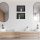 Balneo Wall Box One Inox süllyesztett polc 30x20x10 cm, matt fekete B0101020410-1