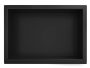 Balneo Wall Box One Inox süllyesztett polc 30x20x10 cm, matt fekete B0101020410-1