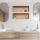 Balneo WALL-BOX ONE süllyesztett inox polc 60x20x10 cm méretben, peremmel, réz kivitelben