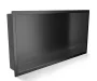 Balneo WALL-BOX ONE süllyesztett inox fali polc peremmel, 60x30x7 cm gun metal színben