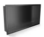 Balneo WALL-BOX ONE süllyesztett inox polc 60x30x10 cm méretben, peremmel, gun metal kivitelben
