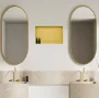 Balneo WALL-BOX keret nélküli süllyesztett fali polc 60x30x10 cm méretben, arany kivitelben