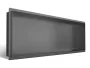 Balneo WALL-BOX keret nélküli süllyesztett fali polc 90x30x10 cm méretben, gun metal kivitelben